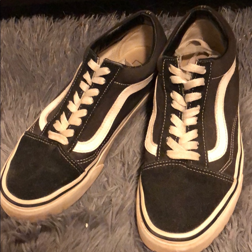 black old skool vans